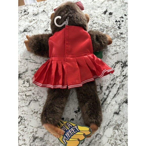 Vintage Monkey Cheerleader Hand Puppet Rare Tags NOS - Picture 5 of 9